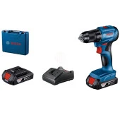 Bosch Professional GSR 185 LI Çantalı Çift Akülü  Delme Vidalama Makinası 2x2.Ah-06019K3000 - 2