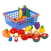 42 PCS SEPETLİ KESİLEBİLEN MEYVE VE SEBZE - 1