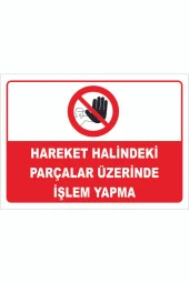 Hareket Halindeki Parçalar Üzerinde Işlem Yapma - Isg Levhası 50x70 Cm Galvaniz Saç 0,4 Mm - 1