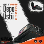 Forte gt Xbyc 70655 Motosiklet Kavisli PVC Africa twin Depo Üstü Çanta Siyah - 3