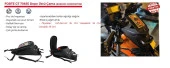 Forte gt Xbyc 70655 Motosiklet Kavisli PVC Africa twin Depo Üstü Çanta Siyah - 5