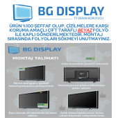 BG Display 55 Inç 139 Ekran Tv Ekran Koruyucu - 7