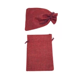 Jüt Keten İpli Çuval Kese Çanta 9x13 Cm. - 5 Adet thumbnail 9