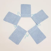 Jüt Keten İpli Çuval Kese Çanta 9x13 Cm. - 5 Adet thumbnail 10