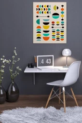 Mokaparkavm Kamelya Duvara Monte Katlanabilir Yemek Masası Çalışma Masası Balkon Masası - 1