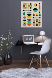 Mokaparkavm Kamelya Duvara Monte Katlanabilir Yemek Masası Çalışma Masası - 1