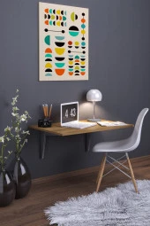 Mokaparkavm Kamelya Katlanabilir Masa Pratik Yemek Masası Çalışma Masası - 1