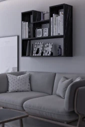 Mokaparkavm Lale Kitaplık Bölme Kitaplık Raflı Kitaplık - 1