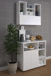 Mokaparkavm Angela Mikrodalga Fırın Dolabı Çok Amaçlı Dolap - 4