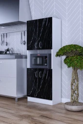 Mokaparkavm Nisan Cok Amaçlı Mikrodalga Fırın Dolabı - 3