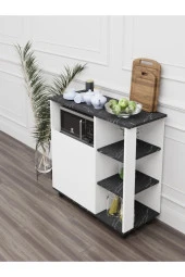 Mokaparkavm Bozlale Mikrodalga Fırın Dolabı Kahve Dolabı - 3