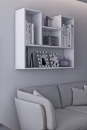 Mokaparkavm Lale Kitaplık Bölme Kitaplık Raflı Kitaplık - 3