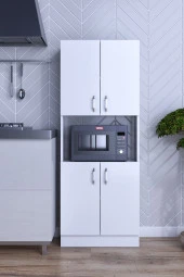 Mokaparkavm Nisan Çok Amaçlı Mikrodalga Fırın Dolabı - 2