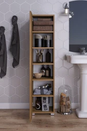 Mokaparkavm Saltik Çok Amaçlı Dolap Tek Kanat Raflı Saltik1001 - 2