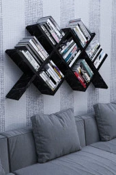 Mokaparkavm Manol Kitaplık Çapraz Kitaplık - 1