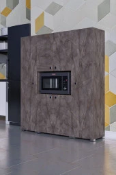 Mokaparkavm Stil Mikrodalga Fırın Dolabı - 2