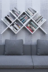 Mokaparkavm Manol Kitaplık Dekoratif Kitaplık - 3