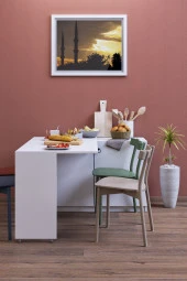 Mokaparkavm Flor Yemek Masası Mutfak Masası - 2