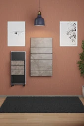 Mokaparkavm Mokapark Katlanır Raylı Mutfak Balkon Masa Dekoratif Tek Tabure Ayaklı Duvara Monte Alya - 4