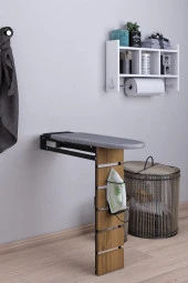 Mokaparkavm Ütü Masası Papatya Duvara Monte Katlanabilir Ütü Masası - 2