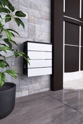 Mokaparkavm Moka Park Avm Akasya Duvara Monte Katlanabilir Tabure Çok Amaçlı Oturak Engelli Oturağı Beyaz - 3