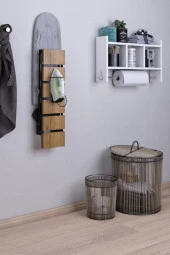 Mokaparkavm Ütü Masası Papatya Duvara Monte Katlanabilir Ütü Masası - 4