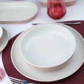 Kütahya Porselen Moderna 26 Parça Yuvarlak Yemek Takımı MOD26YTA855A18DS - 2