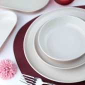 Kütahya Porselen Moderna 26 Parça Yuvarlak Yemek Takımı MOD26YTA855A18DS - 4