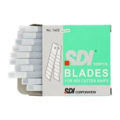 Sdi 1403 Maket Bıçağı Dar 9mm Yedek Ağız Uç Yedeği 100 Lü Paket - 1