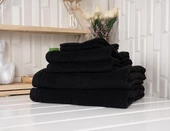 %100 Pamuk 6 Parça Microcotton Mutfak Havlusu / El & Yüz Havlusu / Banyo Havlusu Seti Hürsan Saphir - 2