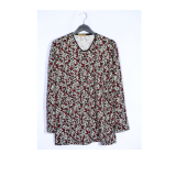 Anne Model bluz Kadın uzun kol iki iplik kalın bluz 6838 -09 - 1