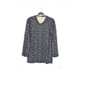 Anne Model bluz Kadın uzun kol iki iplik kalın bluz 6838-07 - 1