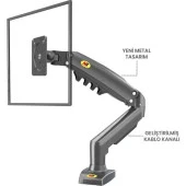 NORTH BAYOU F80 AMORTİSÖRLÜ MASA  MONİTÖR STANDI (17"-30" 1li STAND - KAPASİTE : 2kg-9kg) - 4