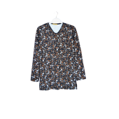 Anne Model bluz Kadın uzun kol iki iplik kalın bluz 6838-04 - 1