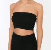 Ultra Rahat Seamless Staplez Fitilli Spor Sütyeni, Rahat Fitness Crop ve Büstiyer - 2