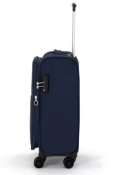 Pierre Cardin Ultra Light Hafif Lüx Kumaş Kabin Boy Valiz Lacivert 04PC4200 thumbnail 3