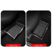 Coofbe Tesla model Y Koltuk Altı Saklama Kutusu Tesla Y Model Koltuk Altı Organizer Kutusu - 4