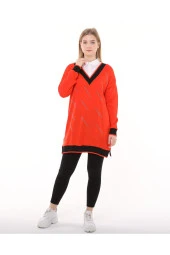 Morden Tunik - Kırmızı - 5