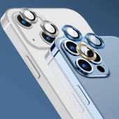 Apple iPhone 13 Pro Max Kamera Lens Koruyucu Çerçeveli Koruyucu CL-04 - 6