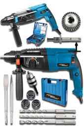 Lieber German Gbh-30 Bakır Sargılı 1500Watt 30Mm 7 Joule Kablolu Darbeli Kırıcı Delici Matkap - 2