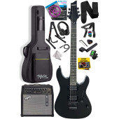 Midex GRX-300-50-AMP Profesyonel Elektro Gitar Seti 50 Watt Gainli Şarjlı Bluetooth'lu Amfi ve Full Set - 1