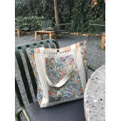 William Morris Kanvas Bez Çanta Yıkanabilir Metal Çıtçıtlı Cepli - 2