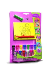 Eğitici Ve Eğlenceli Disney Minnie Mouse 4in1 Kum Boyama Seti-red Castle Fm-04 - 1