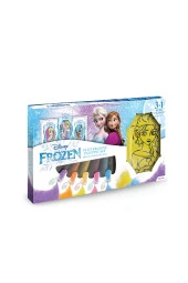 Yeni Nesil Simli Kum Boyama Seti, Karlar Ülkesi (ELSA&ANNA&OLAF DİSNEY_TS-01) thumbnail 1