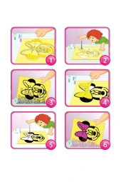 Eğitici Ve Eğlenceli Disney Minnie Mouse 4in1 Kum Boyama Seti-red Castle Fm-04 - 2