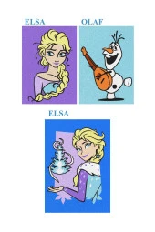 Yeni Nesil Simli Kum Boyama Seti, Karlar Ülkesi (ELSA&ANNA&OLAF DİSNEY_TS-01) thumbnail 3