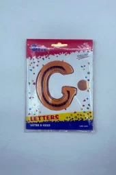 Harf Folyo Balon G Gold 40"(102cm)- - 2