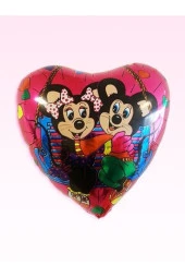 18'' G-macho & Peggy Swıng Folyo Balon 10 Adet - 1