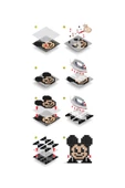 Ütü ile Yapışan Boncuk Aktivite ve Oyuncak Seti Disney Mickey Mouse 4in1-Pixel Pixel BB16-03 - 3