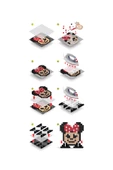 Ütü ile Yapışan Boncuk Aktivite ve Oyuncak Seti, Disney Minnie Mouse 4in1-Pixel Pixel BB16-04 - 3